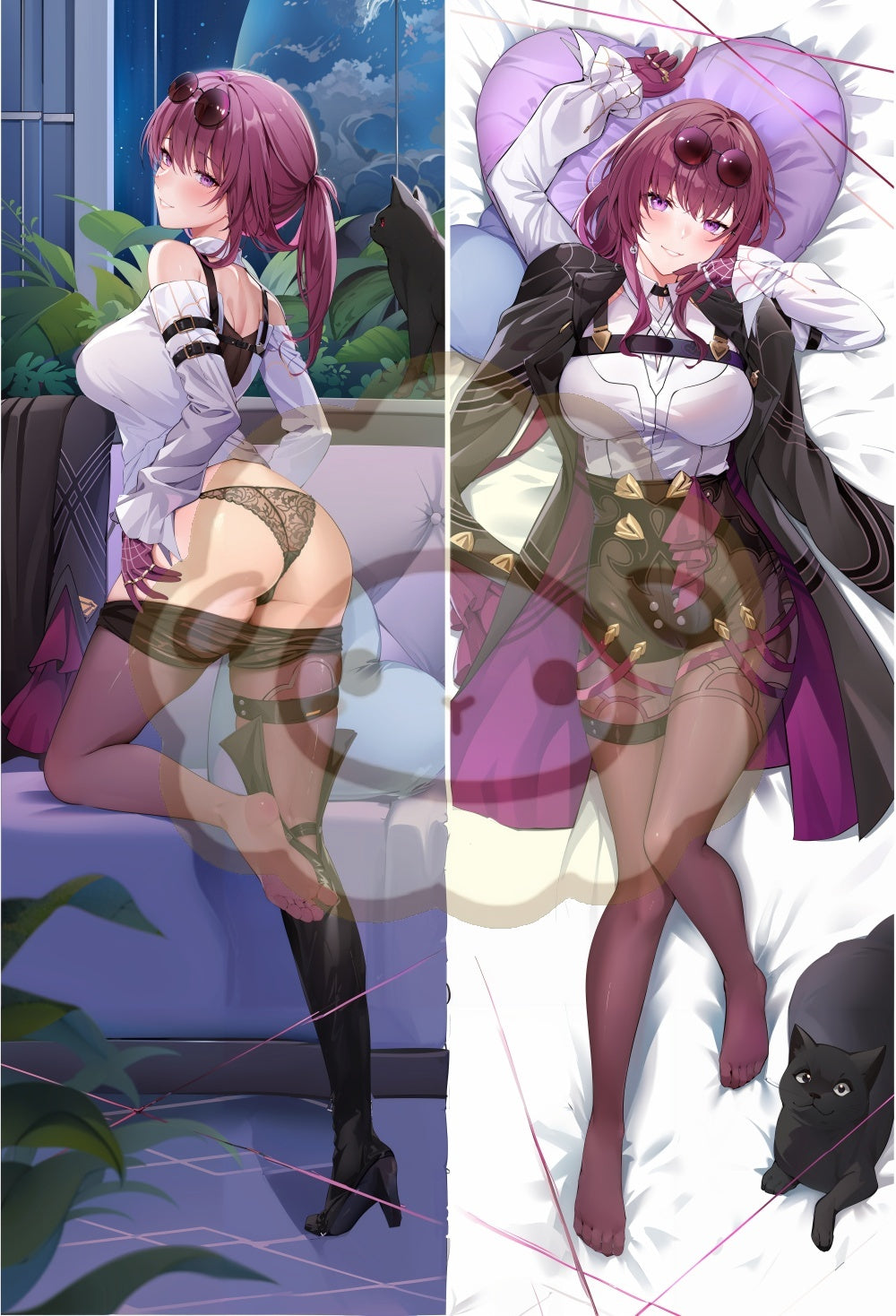 Honkai Series Kafka Hugging body pillow