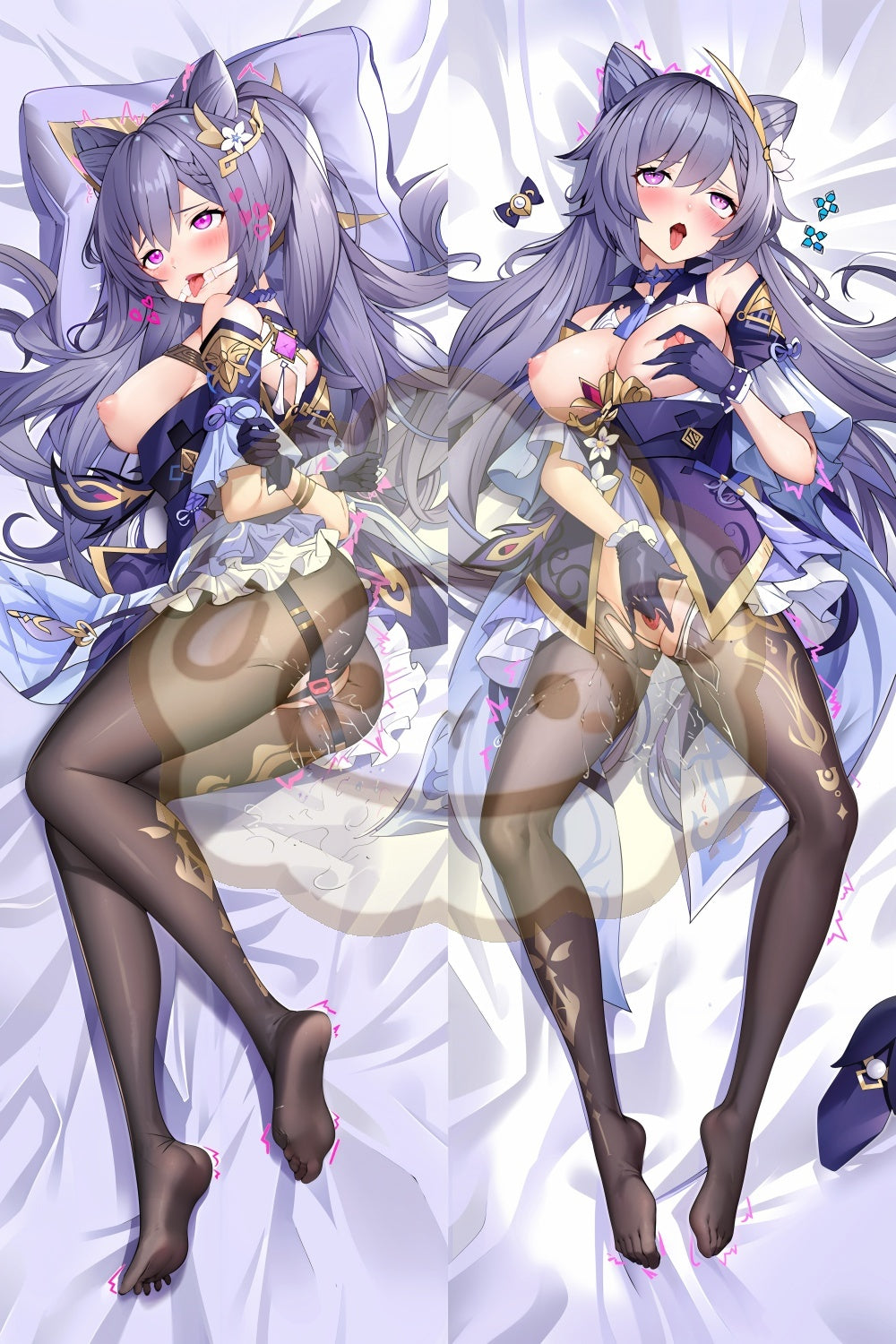 Genshin-Keqing Split legs pillow