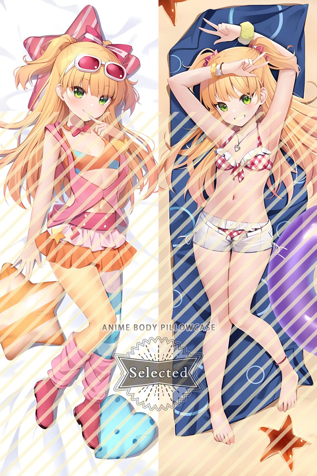 THE IDOLM@STER Jougasaki Rika Split legs pillow Custom Dakimakura Body Pillows