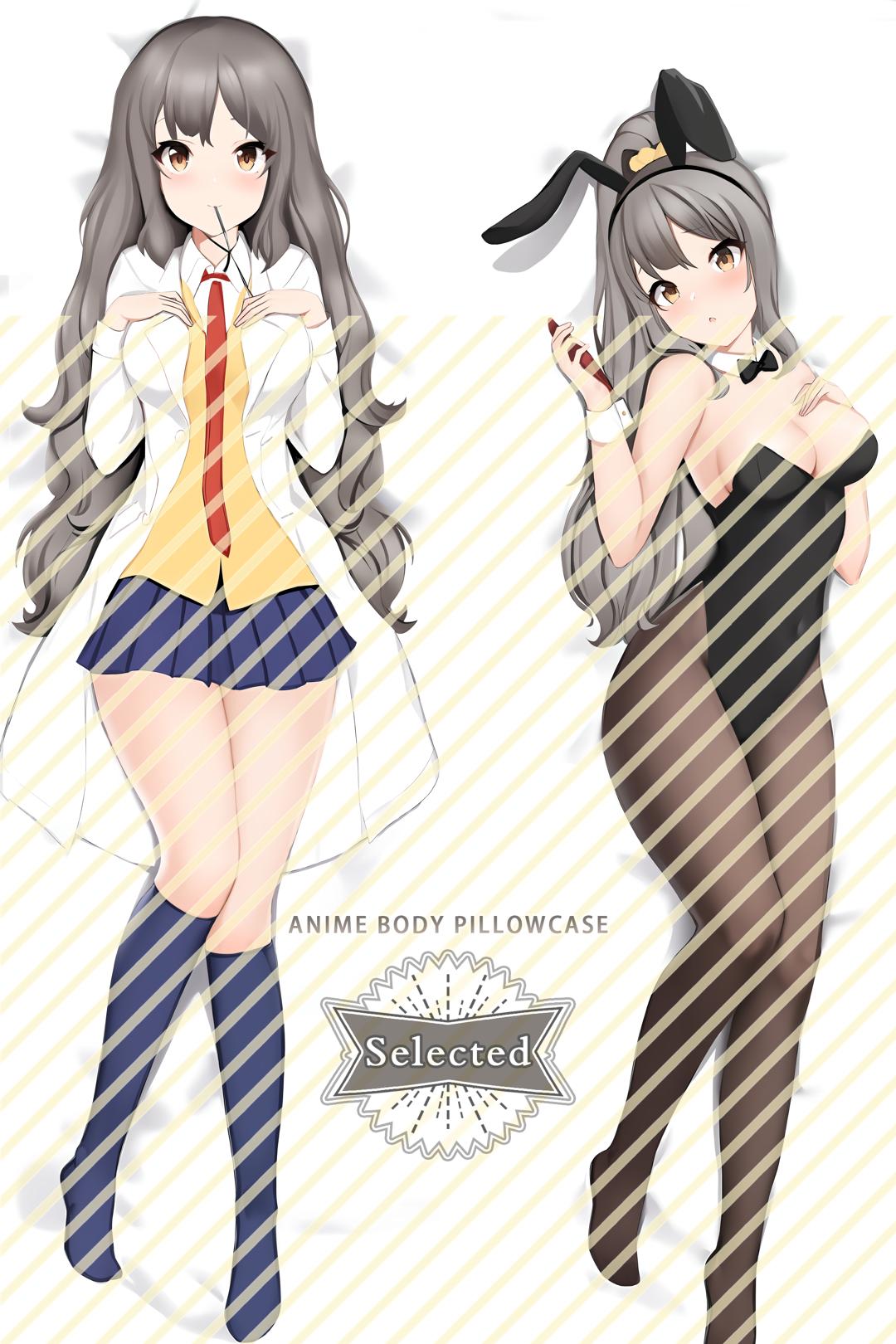 Rascal Does Not Dream of Bunny Girl Senpai Futaba Rio Hugging body pillow Custom Dakimakura Body Pillows