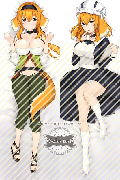 Harem in the Labyrinth of Another World Roxanne Furry Split legs pillow Custom Dakimakura Body Pillows