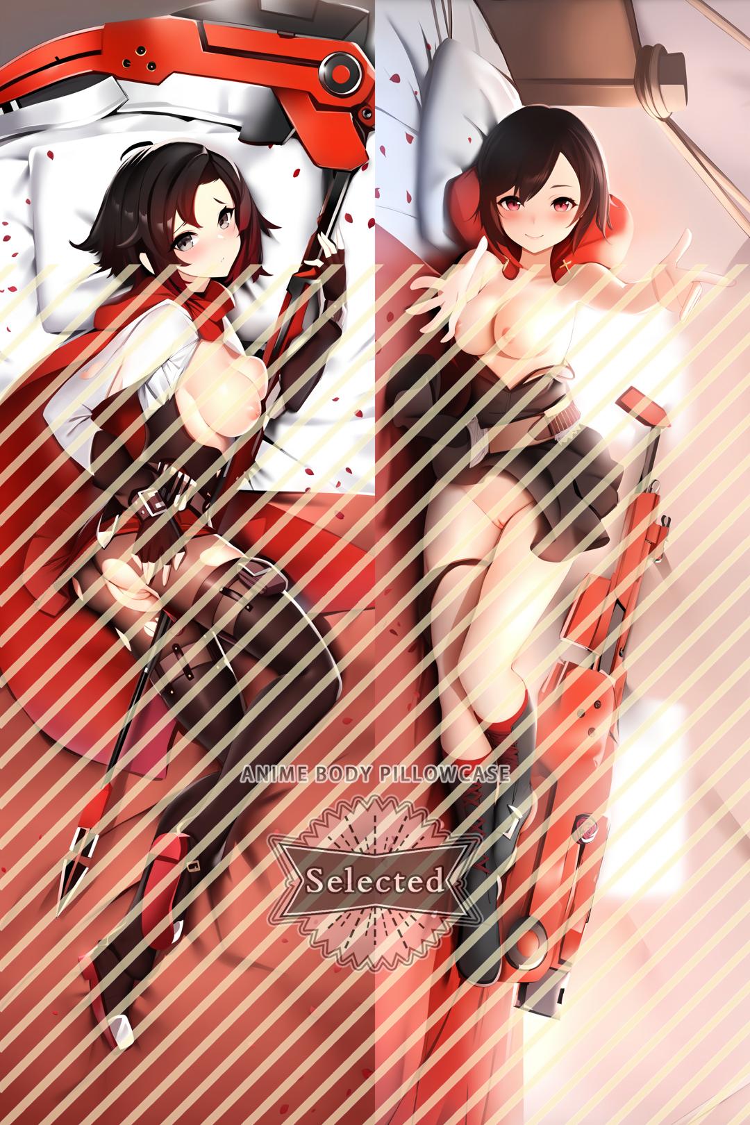 RWBY Ruby Rose Split legs pillow Custom Dakimakura Body Pillows