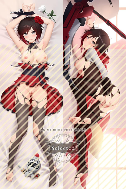 RWBY Ruby Rose Split legs pillow Custom Dakimakura Body Pillows