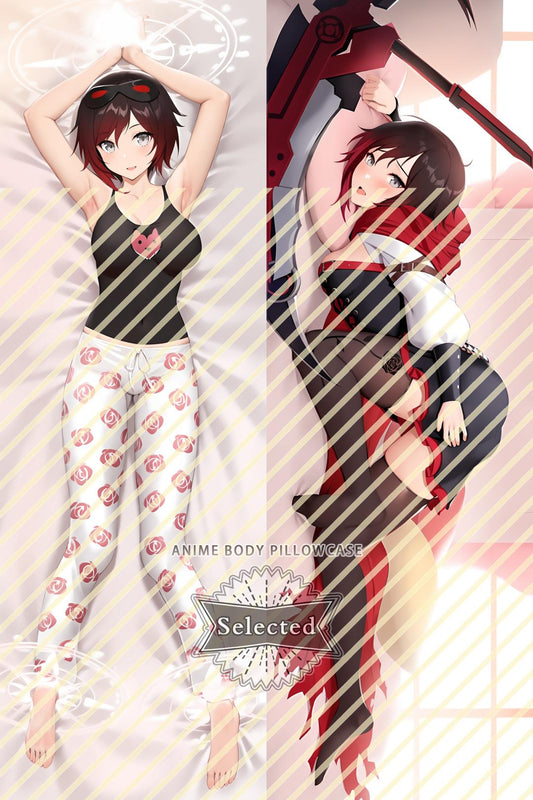 RWBY Ruby Rose Split legs pillow Custom Dakimakura Body Pillows