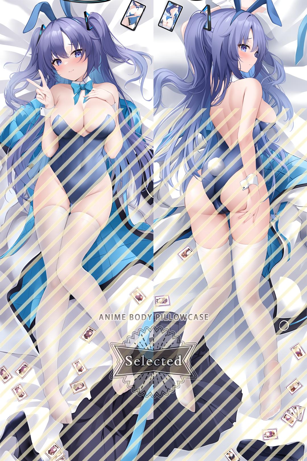 Blue Archive Hayase Yūka/Hayase Yuuka Split legs pillow Custom Dakimakura Body Pillows