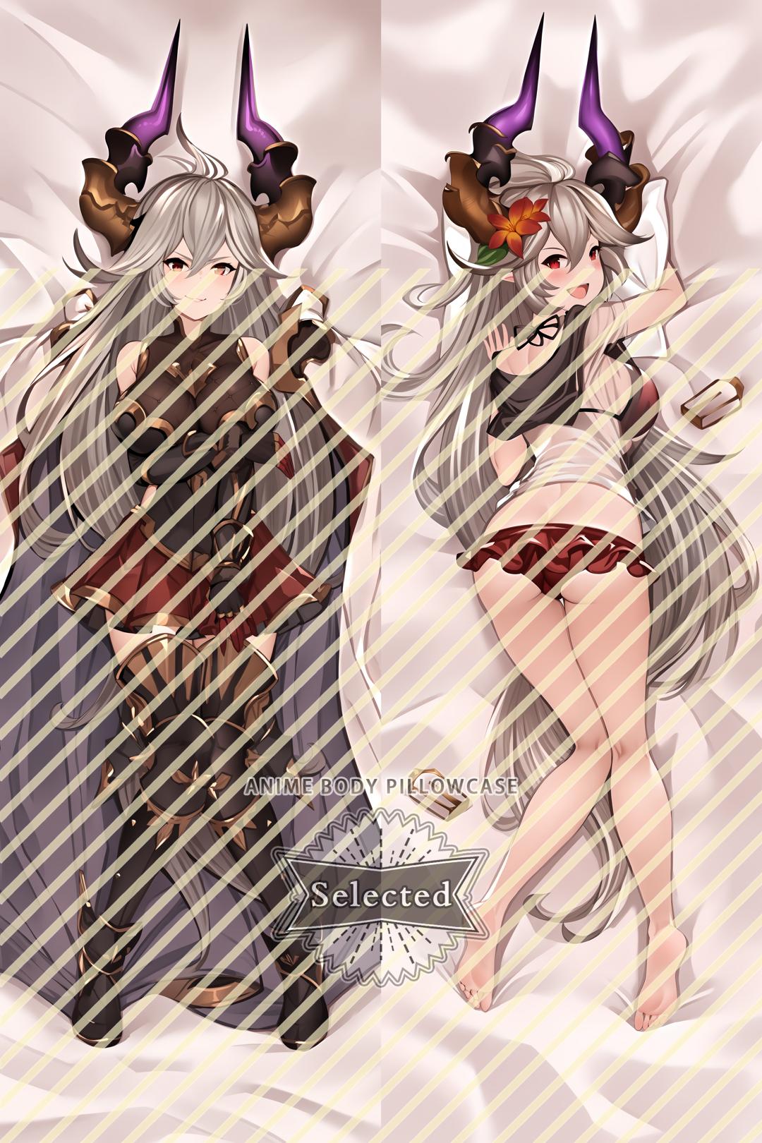 Granblue Fantasy Threo/Sarasa Split legs pillow Custom Dakimakura Body Pillows