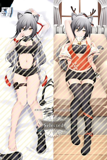 Arknights Schwarz Split legs pillow Custom Dakimakura Body Pillows