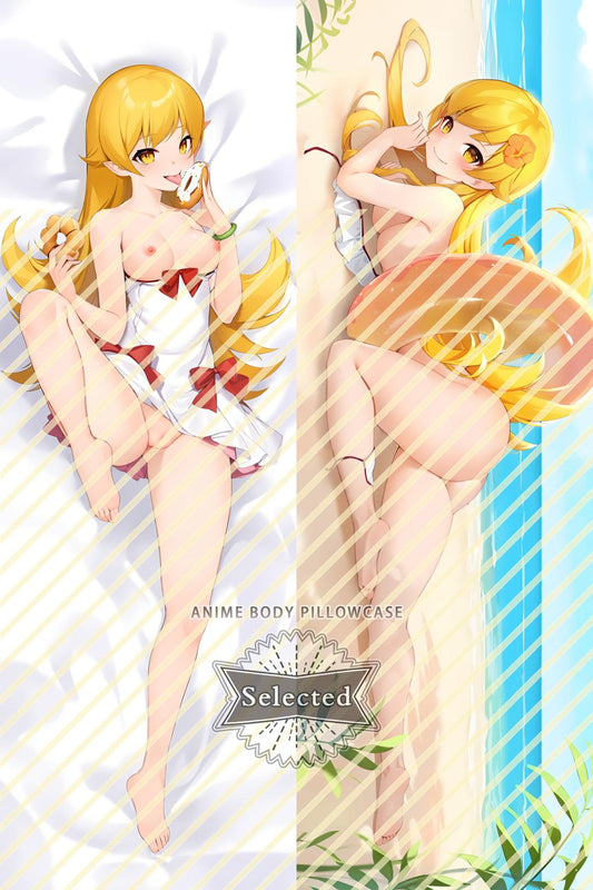 Bakemonogatari Shinobu Oshino Kissshot Acerolaorion Heartunderblade Split legs pillow Custom Dakimakura Body Pillows