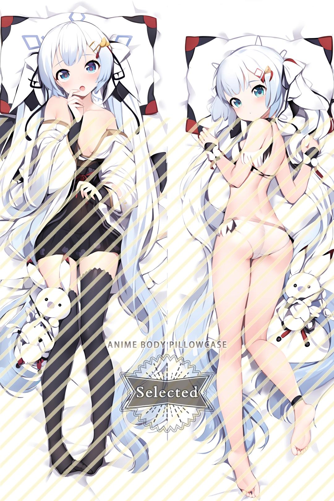 Snow Hatsune Miku(2018) Split legs pillow Custom Dakimakura Body Pillows