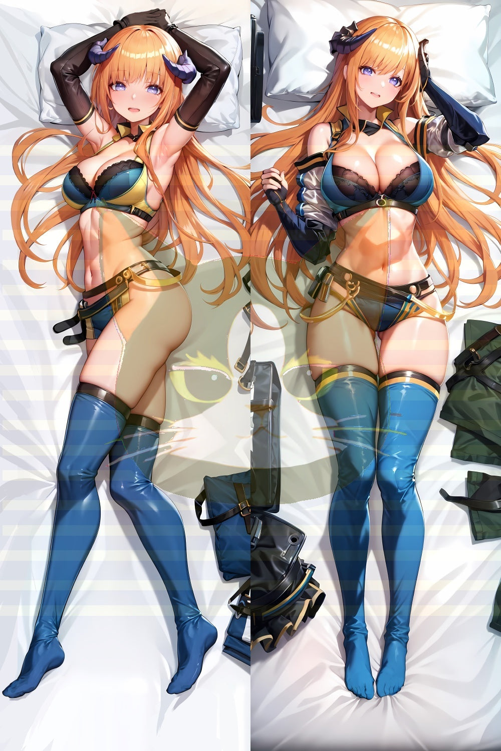 Arknights Bagpipe Split legs pillow Custom Dakimakura Body Pillows