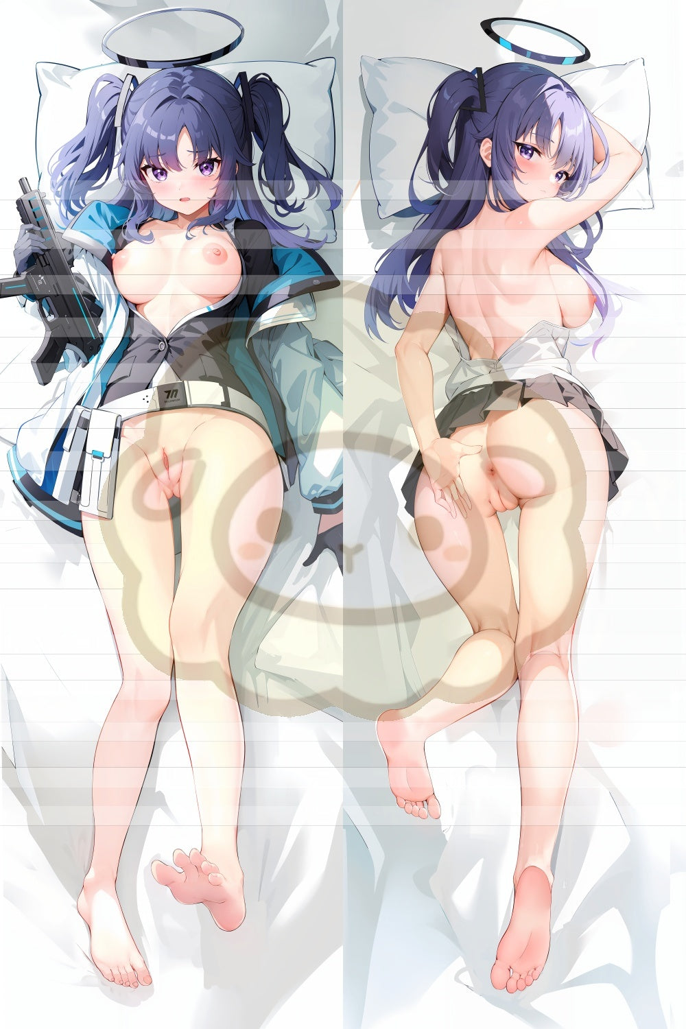 Blue Archive Hayase Yūka Split legs pillow