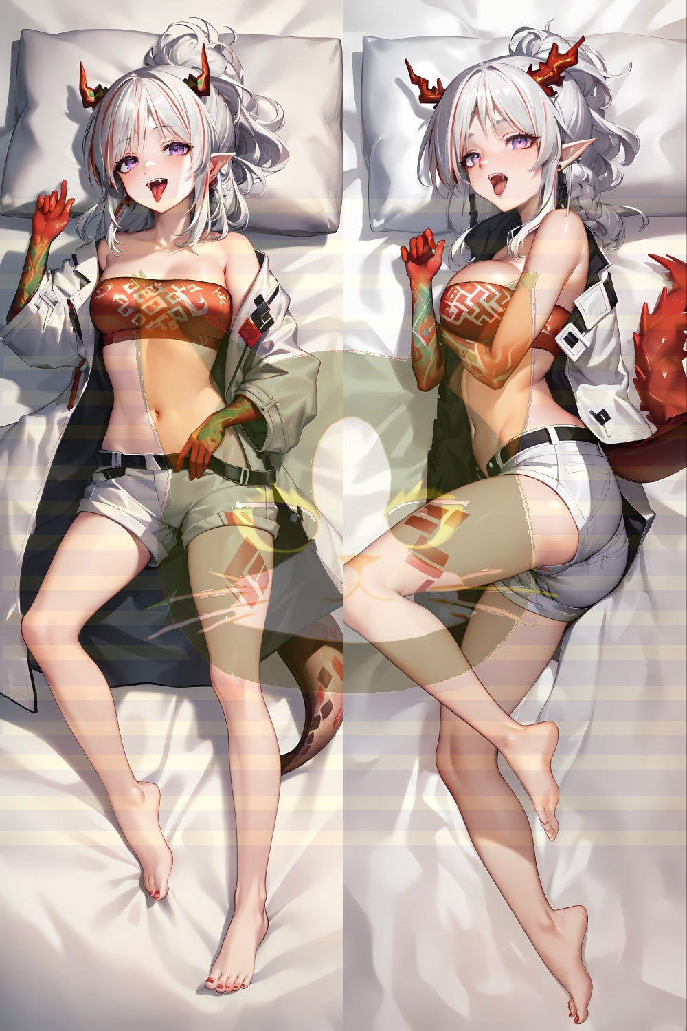 Arknights Nian Split legs pillow