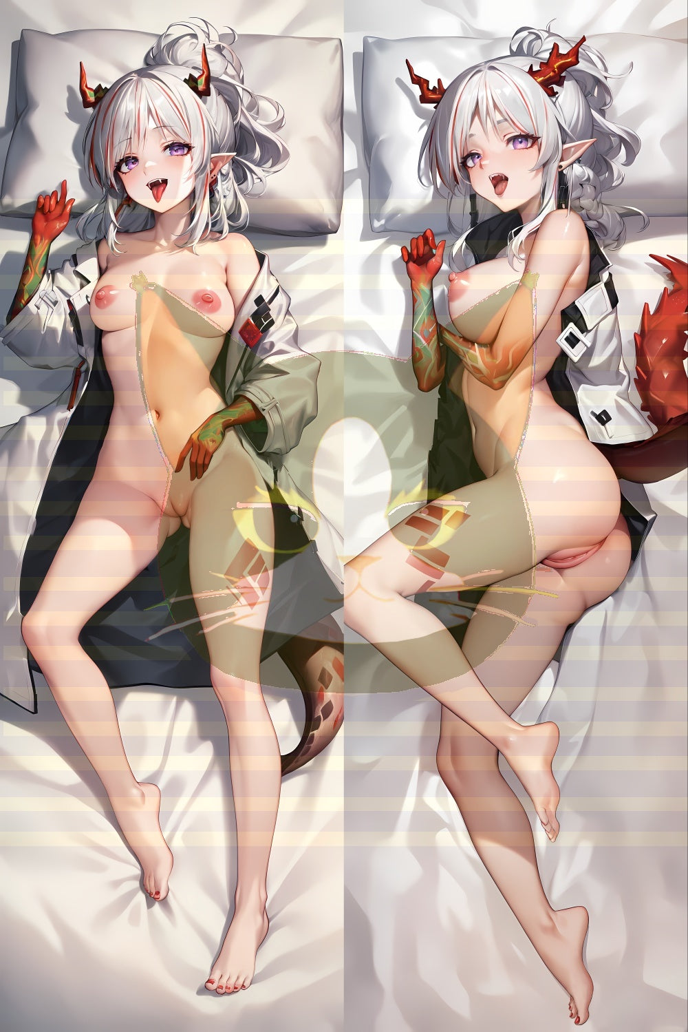 Arknights Nian Split legs pillow