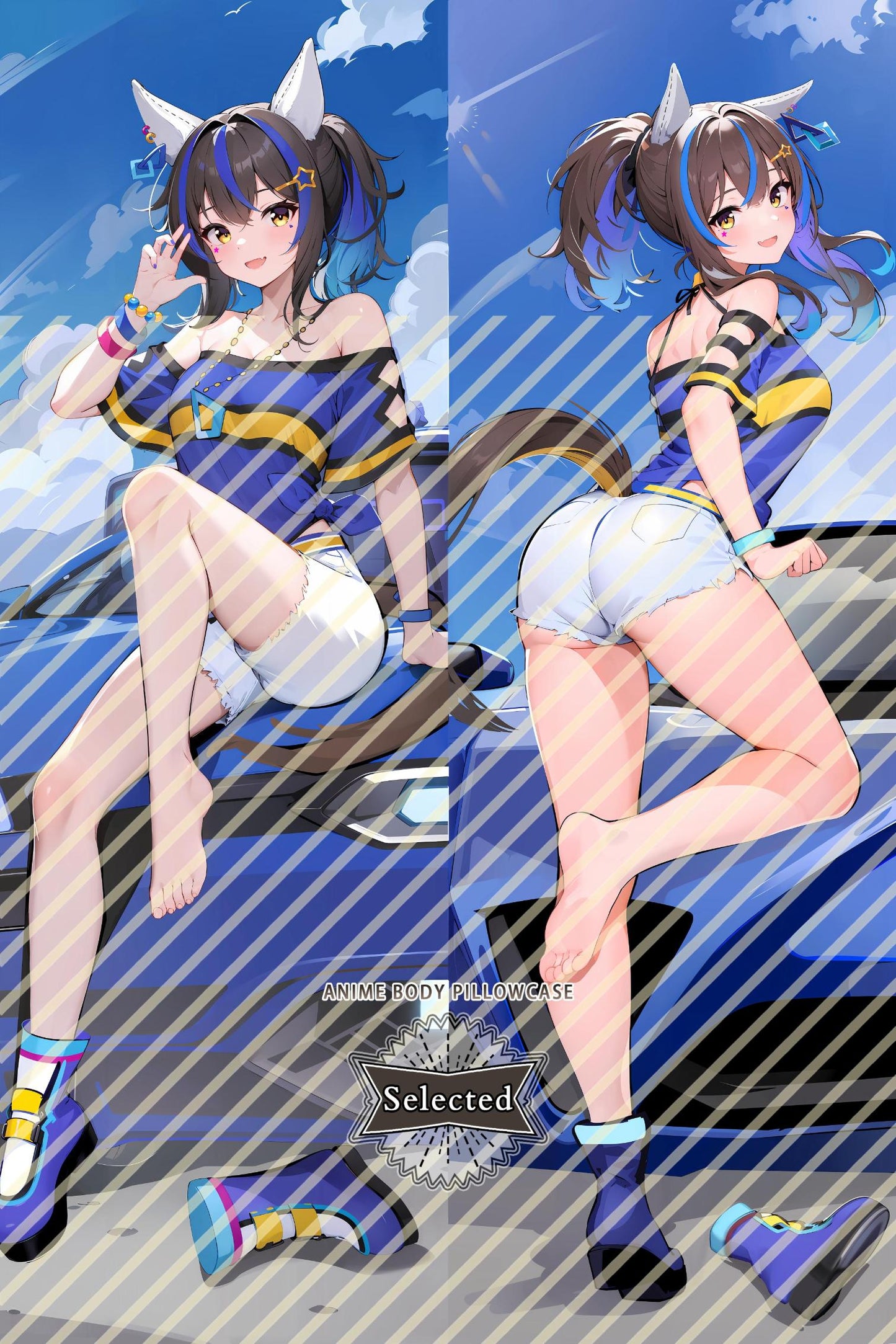 Umamusume: Pretty Derby Daitaku Helios Split legs pillow