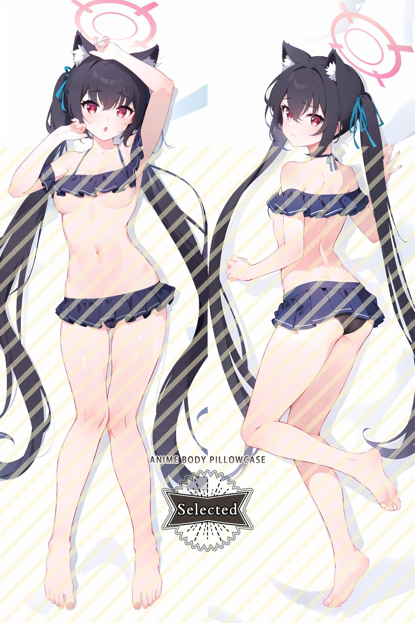 Blue Archive Kuromi Serika Hugging body pillow