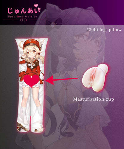 Against the Demon: Asagi 2 Akiyama Rinko Split legs pillow Custom Dakimakura Body Pillows