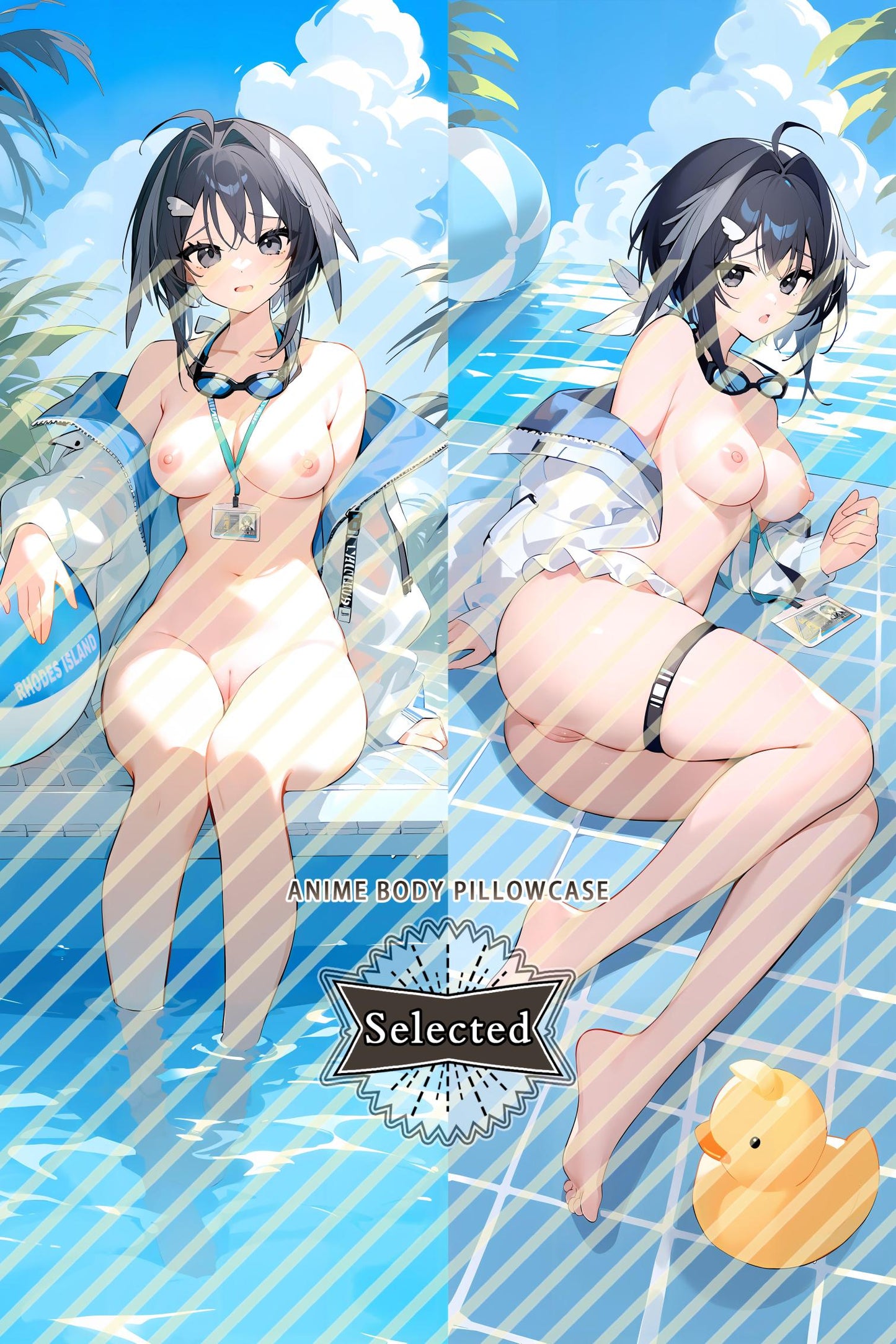 Arknights La Pluma Split legs pillow Custom Dakimakura Body Pillows