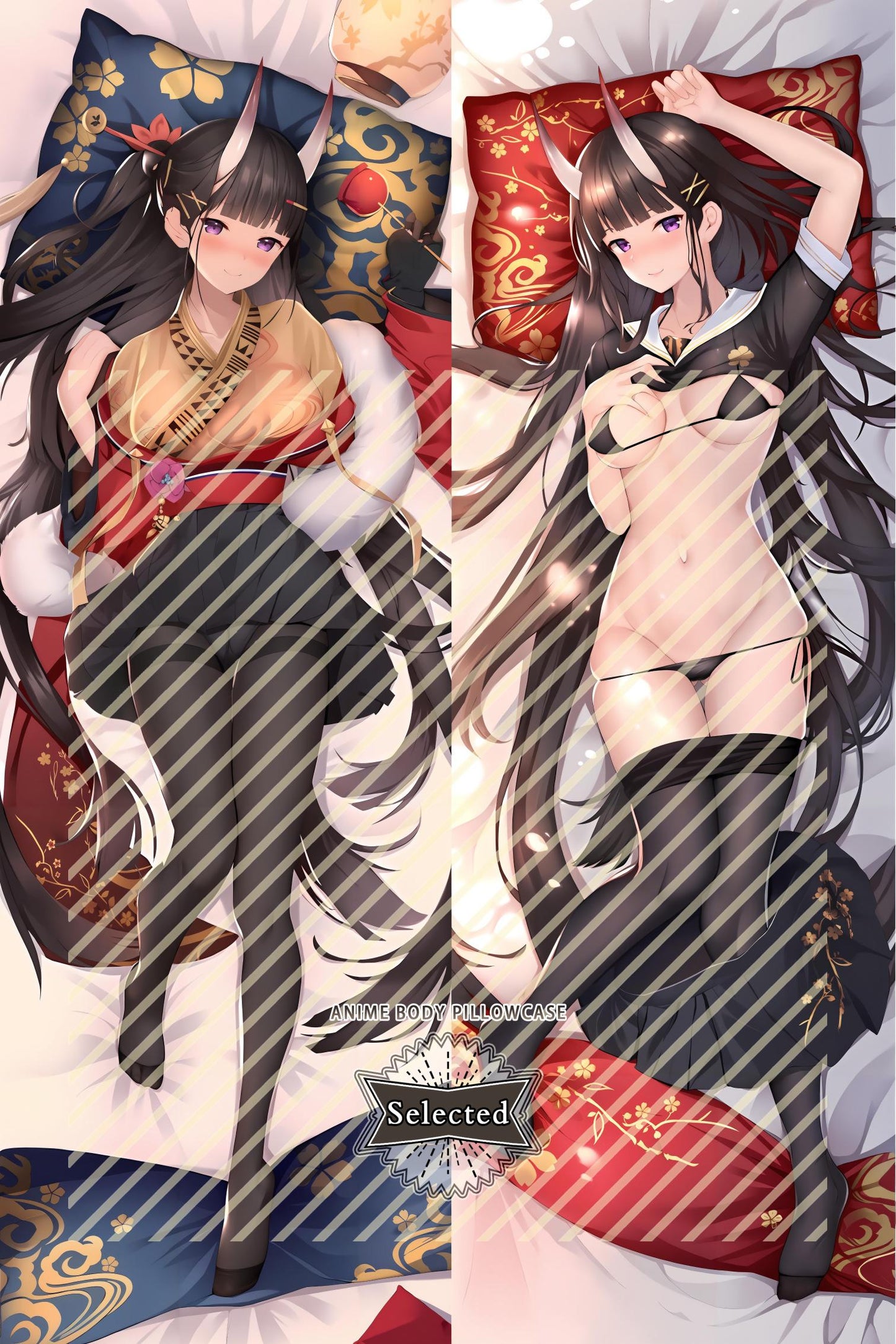 Azur Lane IJN Noshiro Split legs pillow Custom Dakimakura Body Pillows